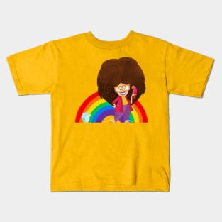 Ladybird Fancypants with Rainbow! Kids T-Shirt